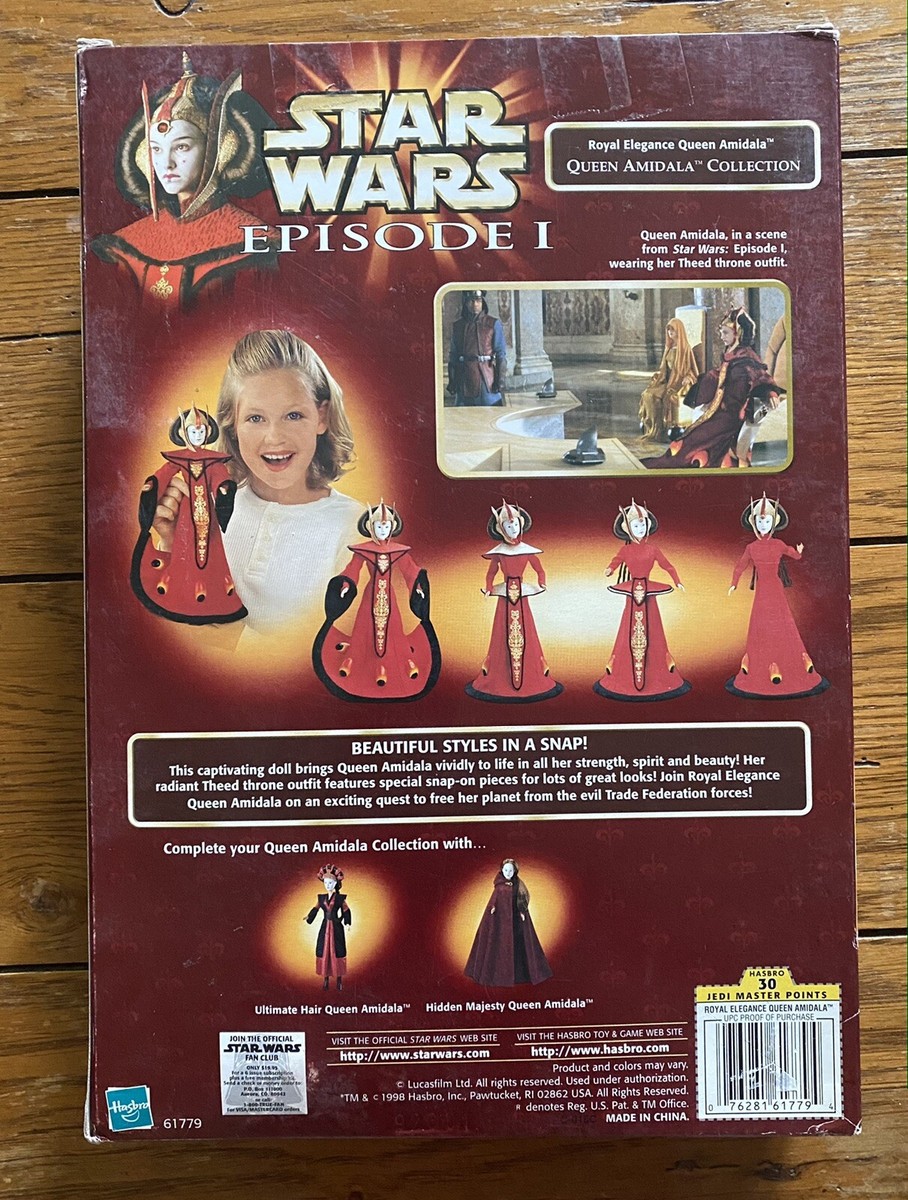スター・ウォーズ Episode1 QUEEN AMIDALA フィギュア★送料 1998 STAR WARS Queen Amidala Doll Episode 1 Royal Elegance