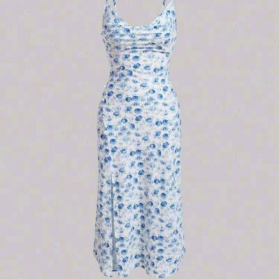 tight bust flowy dress ASTR the Label Blythe Dress in Orange