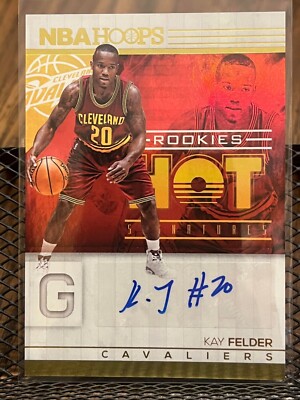 KAY FELDER 2016-17 PANINI NBA HOOPS #29 ROOKIE HOT SIGNATURES AUTOGRAPH ...