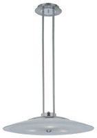 Lite Source Ls-19595ps/fro Ovidio Ceiling Lamp, Polished Steel With Frosted Glas on sale Lite Source Ls-19595ps/fro Ovidio Ceiling Lamp, Polished Steel With Frosted Glas on sale