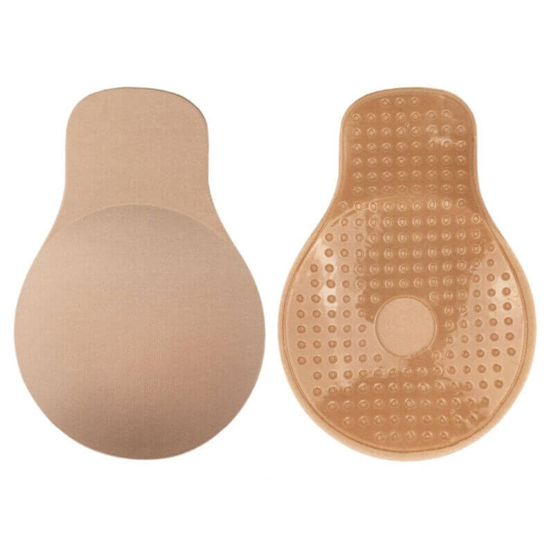 Bye-Bra - Coppe Sollevamento Seno Push-Up Adesivi Riutilizzabili - Beige Misura