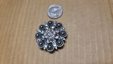 Star Brooch Pin Bedazzled Silver Color Fashionable Cute