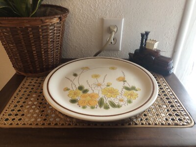 Vintage Eko Eterna Camelot Spring Meadow Ceramic Plate MCM