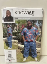 Know me by mimi G R11897 mens shirt and jogger pants SZ 44-52