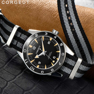 10ATM Corgeut Automatic Men's Watch 41mm NH35 Miyota8215 Sapphire Glass Date
