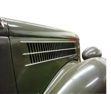 1936 Ford Passenger Car Hood Side Trim With Clips