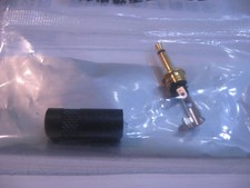 NYS226BG Neutrik 3,4mm 1/8" Mono Male Connector Audio - NOS Qty 1