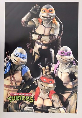 TEENAGE MUTANT NINJA TURTLES,PHOTO BY JOHN BRAMLEY RARE AUTHENTIC