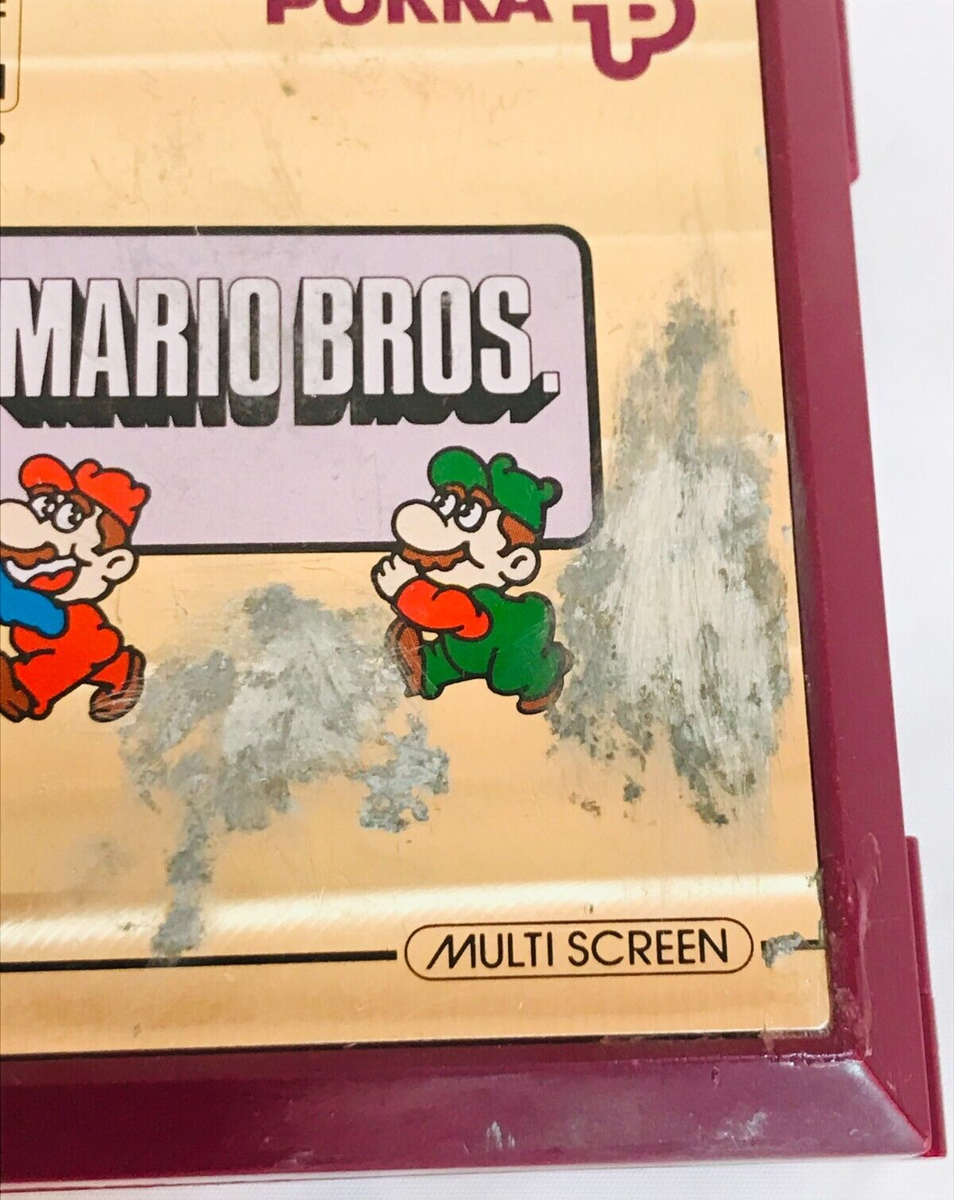 GAME & WATCH POKKA Multi Screen Game Super Mario Brothers Tested