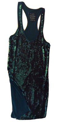 slim fit dress slacks River Island Sequin Shift Mini Dress main image 1