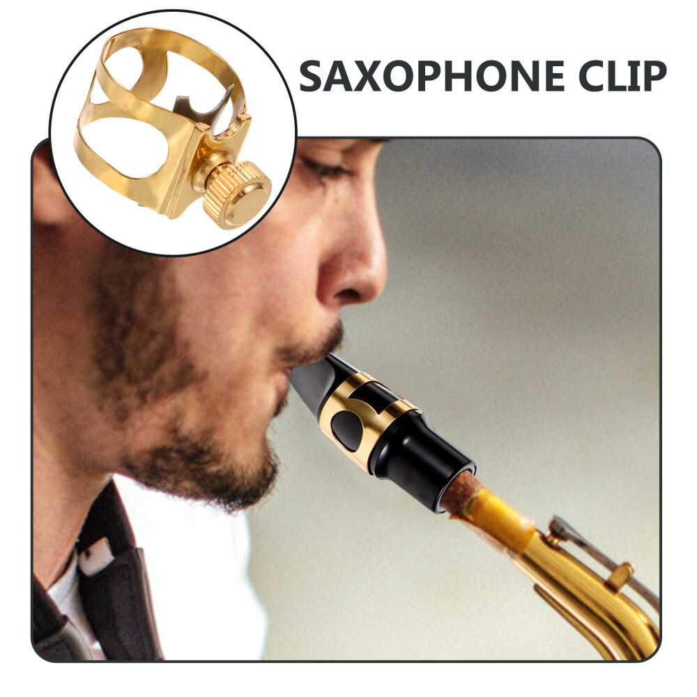 Set of 4 Ligature Adjustment Saxophone Clip Alto Clamp Wind