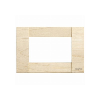 Classic Plate Vimar IDEA 16733.51 Wood Maple 3 Modules