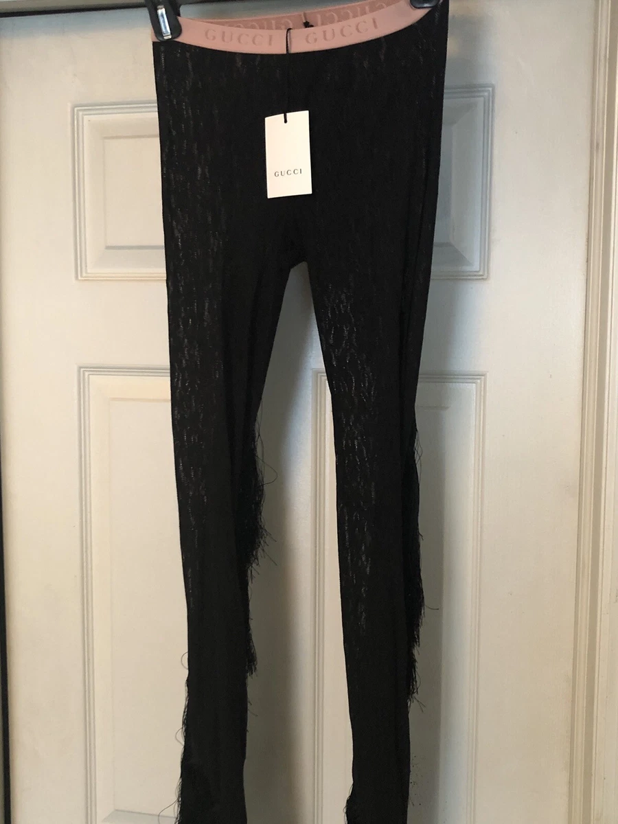 gucci lace pants