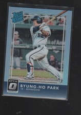 BYUNG-HO PARK 2016 PANINI DONRUSS OPTIC LIGHT BLUE RATED ROOKIE #46   /50