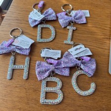 Smiggle Keyring Bow Gem Alphabet - BNWT - Choose your Initial