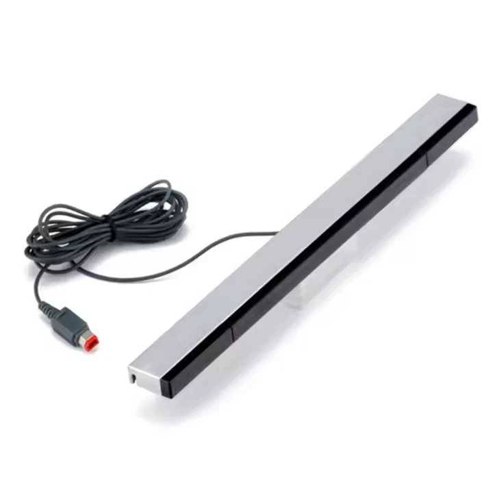 SENSOR BAR FOR NINTENDO WII & WII U WITH STAND WIRED INFRARED RECEIVER - NEW - Image 2 of 4