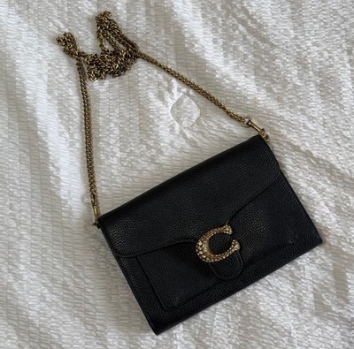 Coach Tabby Chain Clutch with Pavé 
