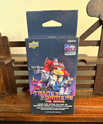 Upper Deck Transformers The Movie 40th Anniv Special Ed 12-Card Pack