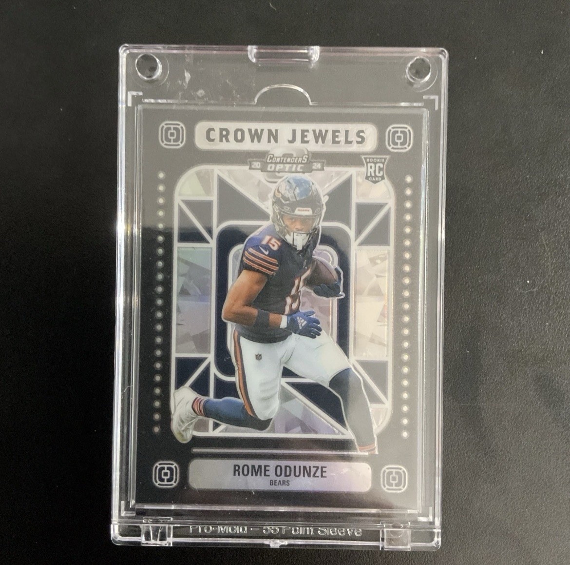 2024 Panini Contenders Optic Crown Jewels SP Rome Odunze RC Bears CASE HIT💎MINT