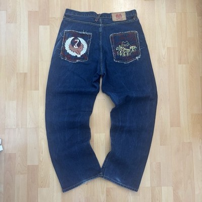 RMC Red Monkey Company Denim Martin Ksohoh Baggy Jeans Men s Size 36x32 Lot 1002