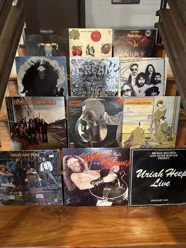 Record LOT Of 11 Classic Rock-The Who-ELP-Nugent-Dylan-Lynyrd Skynard-Cream