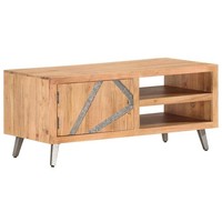Akazienholz Massiv Couchtisch Beistelltisch Wohnzimmertisch Kaffeetisch vidaXL