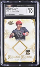 2023 Leaf Trinity Mega Box - Rookie Relics Juan Brito #RR-29 (MEM, RC)