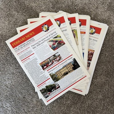 FERRARI NEWS ISSUES 2010 ASSORTED COLLECTION 