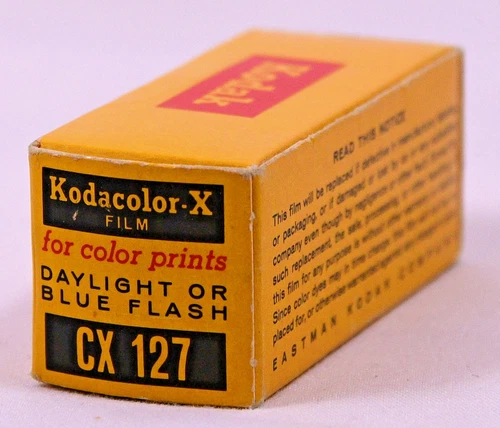 Kodak Kodacolor-X Film CX 127 Sealed Expired 12 Sep 1970 Vintage Color Film