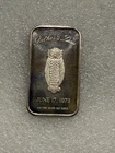 Vintage June17,  1973 Father's Day Owl 1 oz Silver Bar 999 Amazing Luster ~ RARE