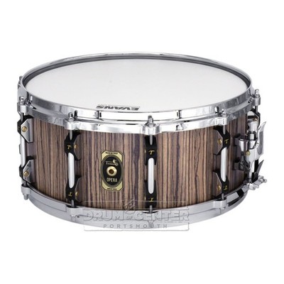 Tamburo Opera Series Stave Snare Drum 14x6.5 Zebrano