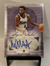 2025-26 Topps Malik Monk Signed and Sealed Insert Auto #BSI-MM Kings 🔥