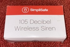 SimpliSafe Security System WS1000 1st Generation 105 Decibel Wireless Siren