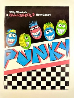 Vintage 1986 Willy Wonka Sunmark New PUNKYS 4pg Product Catalog Candy Packaging