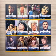 2006 Star Trek: The Original Series 40th Anniversary 21 Card Autograph Lot