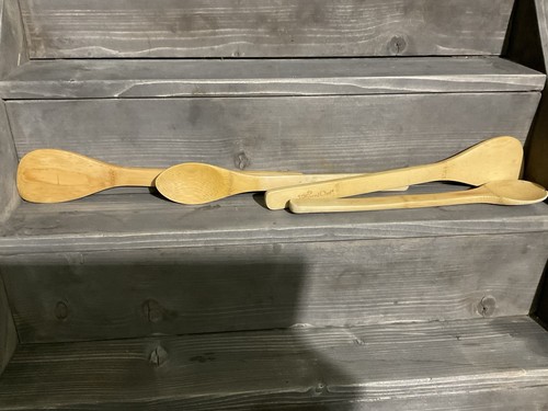 Pampered Chef Holz Kochlöffel Bambus Holz 4 Stück - Bild 3 von 3