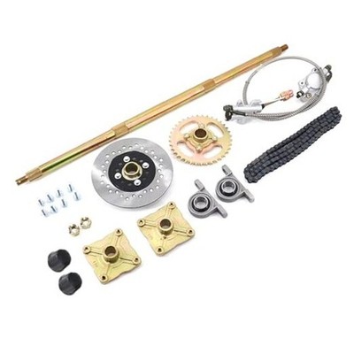 815mm /32'' Rear Axle Assembly Kit with Shaft & Hub & Chain & Brake Master 