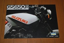 Suzuki GS650G 1981 Catalog Dealer Stamp Vintage Motorcycle Parts Book