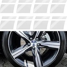 8 Pcs Reflective Wheel Rim Decal Stripes for 18-21 Inch Tires, 2. Color: White