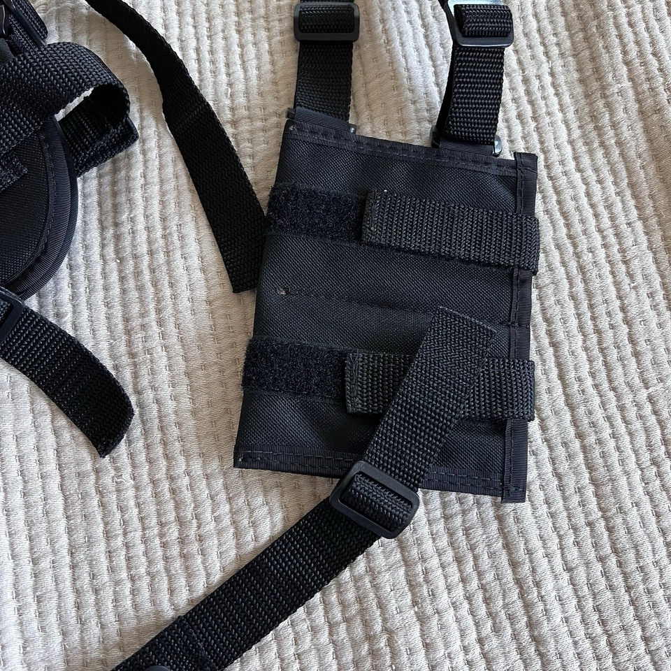 Тактическая горизонтальная наплечная универсальная кобура мешок для магазина скрытое ношение - Изображение 4 из 4