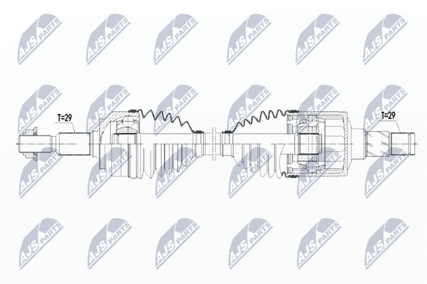 NTY Antriebswelle NPW-CH-068 FüR Jeep-image