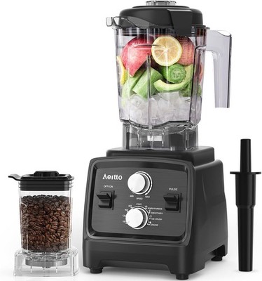 Blenders for Kitchen with 1800W Motor, 68Oz. Large Capacity, 2-in-1 Blender & Gr