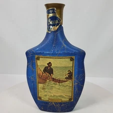 Jim Beam Collector Edition Americana EMPTY Decanter Hauling In The Gill Net