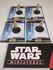 Star Wars Miniatures Rebel Officer with card X2 16/60 Uncommon WOTC 2004