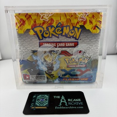 pokemon tcg flashfire booster box Pokemon TCG XY Flashfire Booster Box Sealed New With Acrylic Case - 36  Packs