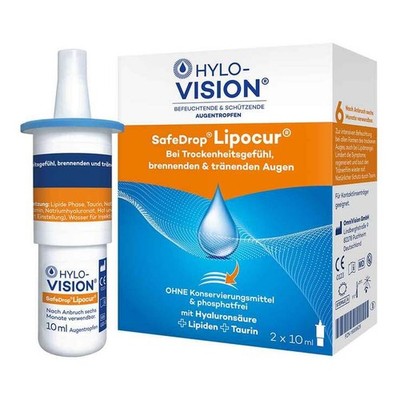 HYLO-VISION  SafeDrop  Lipocur  Augentropfen · 2X10 ml · PZN 16009629