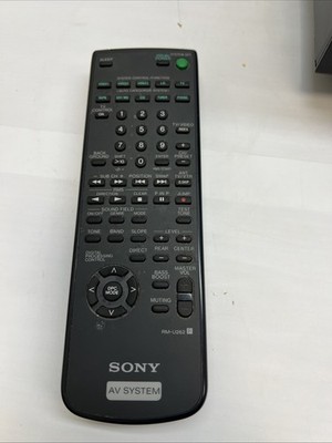 Genuine SONY RM-U262 Remote AV System OEM