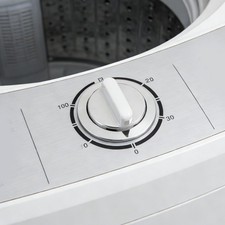 Universal Washing Machine Selector Knob Replacement, White Round Control Dial