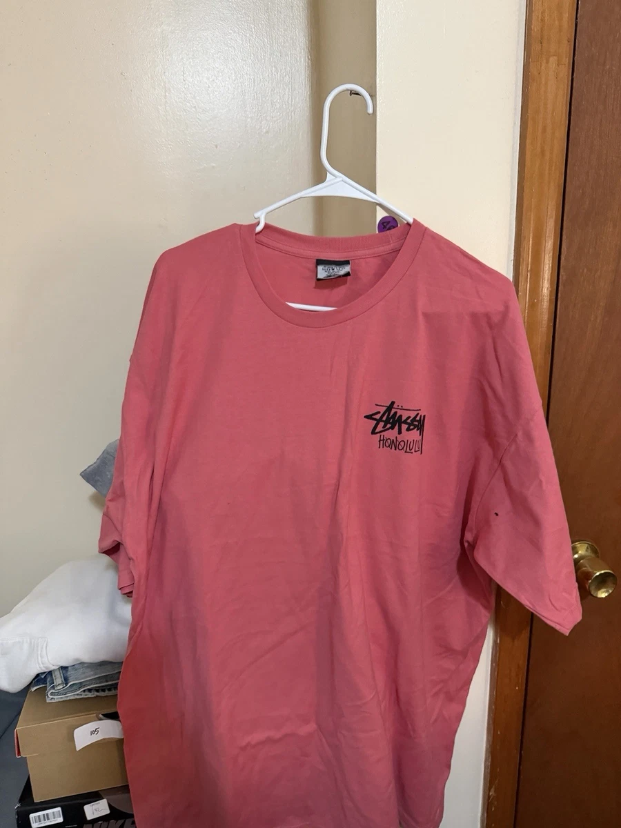 Stussy Honolulu Chapter Tee Shirt Pink XXL | eBay