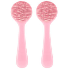 2 Pack Face Scrubber for Women, Soft Silicone Face Cleansing Brush, Manual